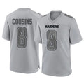 Parkc LV.Raiders #8 Kirk Cousins Player Gray Atmosphere Fashion Limited Game Stitched Jerseys