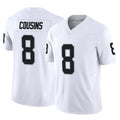 Parkc LV.Raiders #8 Kirk Cousins Player White Limited Vapor F.U.S.E. Home Game Stitched Jerseys