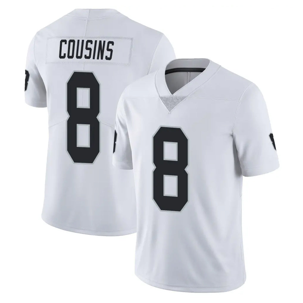 Parkc LV.Raiders #8 Kirk Cousins Player White Limited Vapor Untouchable Home Game Stitched Jerseys