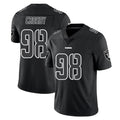 Parkc LV.Raiders #98 Maxx Crosby Player Black Limited Black Impact Home Game Stitched Jerseys