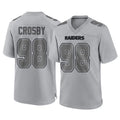 Parkc LV.Raiders #98 Maxx Crosby Player Gray Atmosphere Fashion Limited Game Stitched Jerseys