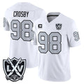 Parkc LV.Raiders #98 Maxx Crosby Player White 2026 Vapor Limited Home Game Stitched Jerseys