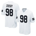 Parkc LV.Raiders #98 Maxx Crosby Player White Home Game Stitched Jerseys