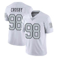 Parkc LV.Raiders #98 Maxx Crosby Player White Limited Color Rush Home Game Stitched Jerseys