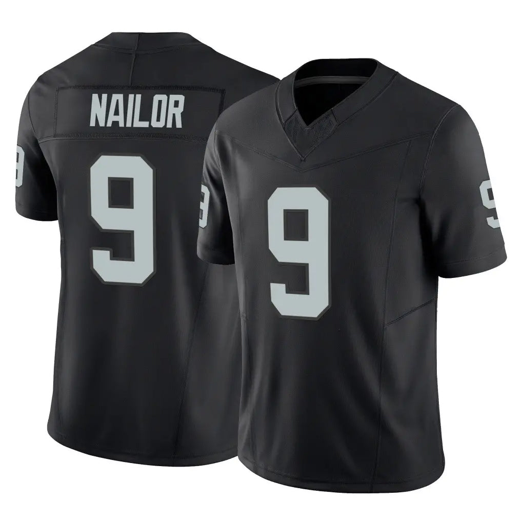 Parkc LV.Raiders #9 Jalen Nailor Player Black Limited Vapor F.U.S.E. Home Game Stitched Jerseys