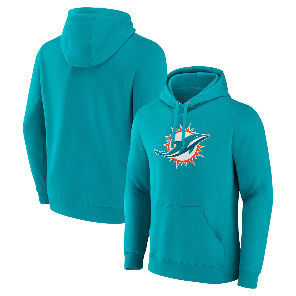 Parkc M.Dolphins Aqua LOGO Pullover Hoodies Limited Blank Player Stitched Jerseys