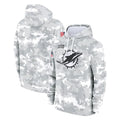 Parkc M.Dolphins Arctic Camo Salute to Service Hoodies Limited Game Blank Player Stitched Jerseys