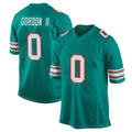 Parkc M.Dolphins #0 Ollie Gordon II Player Aqua Alternate Home Game Stitched Jerseys
