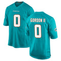 Parkc M.Dolphins #0 Ollie Gordon II Player Aqua Home Game Stitched Jerseys
