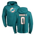 Parkc M.Dolphins #0 Ollie Gordon II Player Aqua LOGO Pullover Hoodies Limited Stitched Jerseys