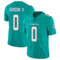 Parkc M.Dolphins #0 Ollie Gordon II Player Aqua Limited Vapor Untouchable Home Game Stitched Jerseys