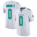 Parkc M.Dolphins #0 Ollie Gordon II Player White Limited Vapor Untouchable Home Game Stitched Jerseys