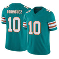 Parkc M.Dolphins #10 Jacob Rodriguez Player Aqua Limited Alternate Vapor F.U.S.E. Home Game Stitched Jerseys