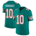 Parkc M.Dolphins #10 Jacob Rodriguez Player Aqua Limited Vapor F.U.S.E. Home Game Stitched Jerseys
