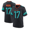 Parkc M.Dolphins #17 Trey Moore Player Black Pitch Rivalries Collection Home Game Stitched Jerseys