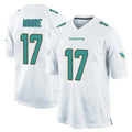 Parkc M.Dolphins #17 Trey Moore Player White Home Game Stitched Jerseys