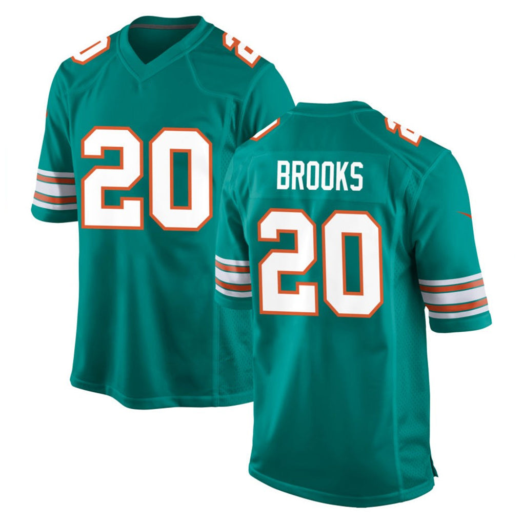 Parkc M.Dolphins #20 Jordyn Brooks Player Aqua Alternate Home Game Stitched Jerseys