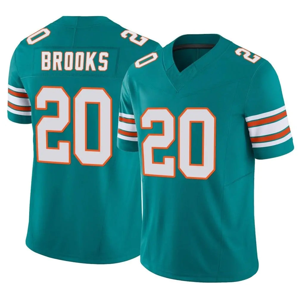 Parkc M.Dolphins #20 Jordyn Brooks Player Aqua Limited Alternate Vapor F.U.S.E. Home Game Stitched Jerseys