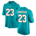 Parkc M.Dolphins #23 Zayne Anderson Player Aqua Home Game Stitched Jerseys