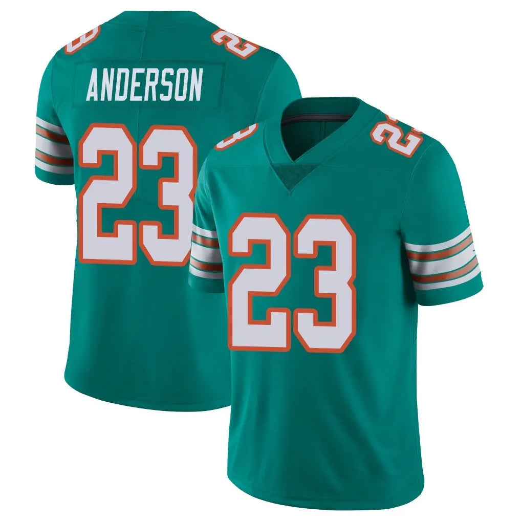 Parkc M.Dolphins #23 Zayne Anderson Player Aqua Limited Alternate Vapor Untouchable Home Game Stitched Jerseys