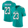 Parkc M.Dolphins #23 Zayne Anderson Player Aqua Limited Vapor Untouchable Home Game Stitched Jerseys