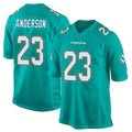 Parkc M.Dolphins #23 Zayne Anderson Player Aqua Team Color Home Game Stitched Jerseys