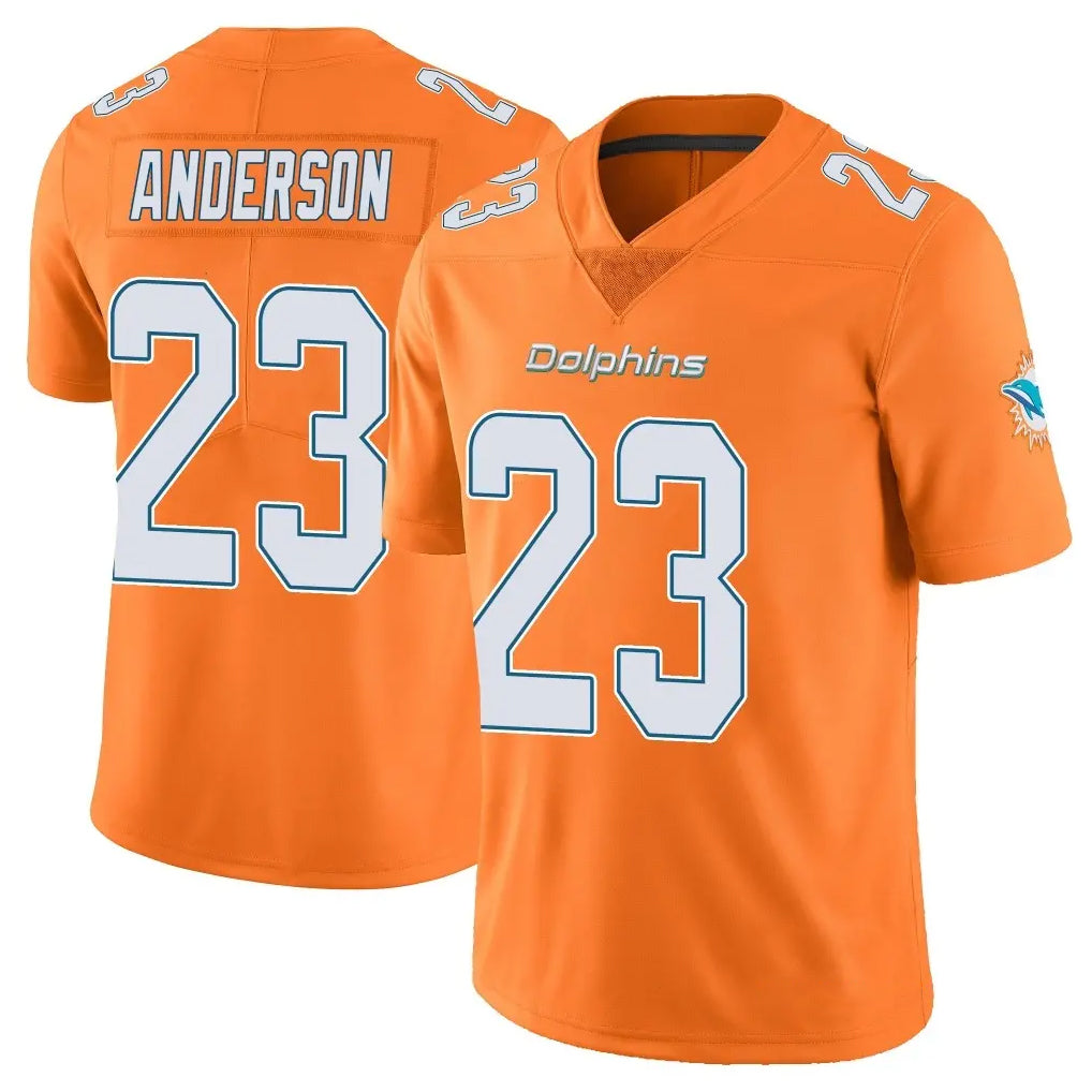 Parkc M.Dolphins #23 Zayne Anderson Player Orange Limited Home Game Stitched Jerseys