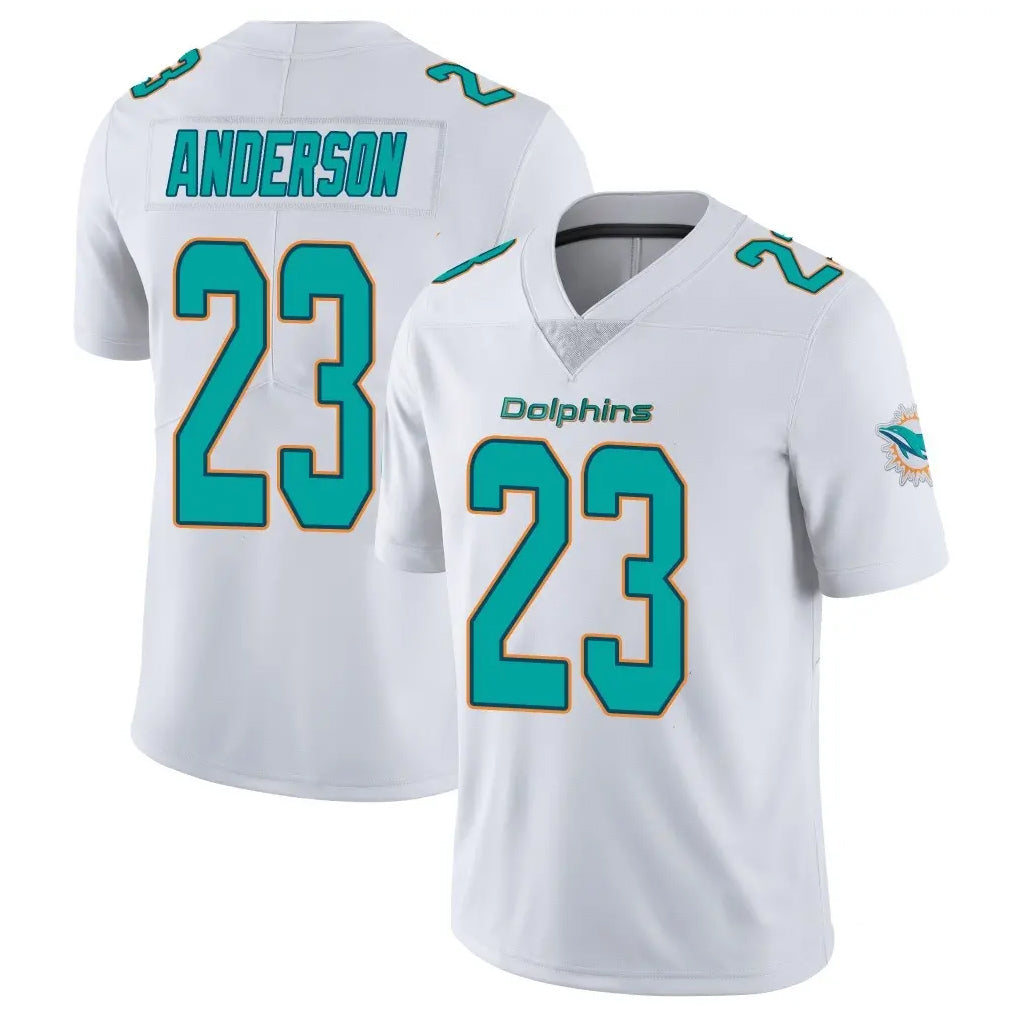 Parkc M.Dolphins #23 Zayne Anderson Player White Limited Vapor Untouchable Home Game Stitched Jerseys