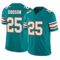 Parkc M.Dolphins #25 Tyrel Dodson Player Aqua Limited Alternate Vapor F.U.S.E. Home Game Stitched Jerseys