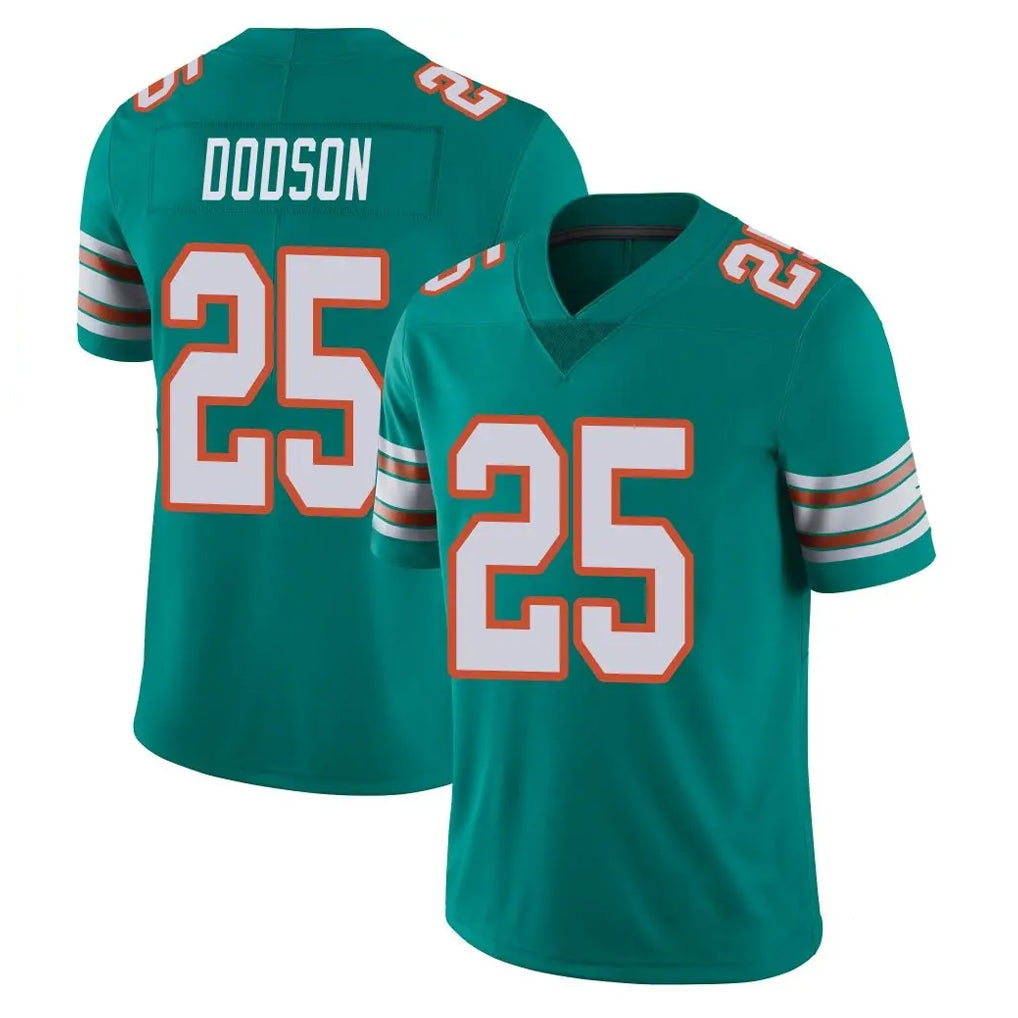 Parkc M.Dolphins #25 Tyrel Dodson Player Aqua Limited Alternate Vapor Untouchable Home Game Stitched Jerseys