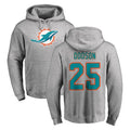 Parkc M.Dolphins #25 Tyrel Dodson Player Gray LOGO Pullover Hoodies Limited Stitched Jerseys