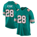 Parkc M.Dolphins #28 De'Von Achane Player Aqua Alternate Home Game Stitched Jerseys