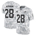 Parkc M.Dolphins #28 De'Von Achane Player Arctic Camo Salute To Service Limited Game Stitched Jerseys