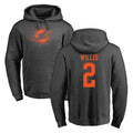 Parkc M.Dolphins #2 Malik Willis Player Darkgray Pullover Hoodies Limited Stitched Jerseys