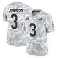 Parkc M.Dolphins #3 Chris Johnson Player Arctic Camo Salute To Service Limited Game Stitched Jerseys