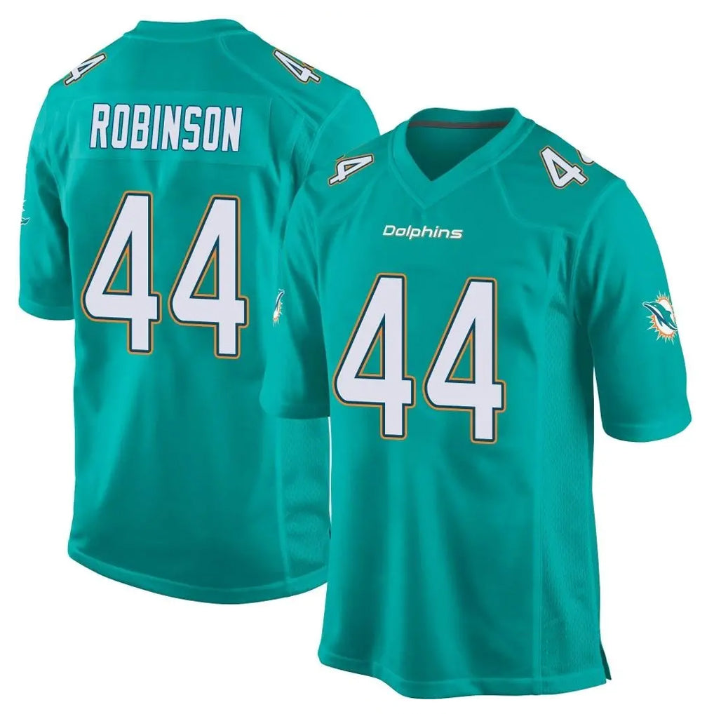 Parkc M.Dolphins #44 Chop Robinson Player Aqua Team Color Home Game Stitched Jerseys
