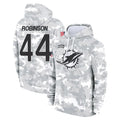 Parkc M.Dolphins #44 Chop Robinson Player Arctic Camo Salute to Service Hoodies Limited Game Stitched Jerseys