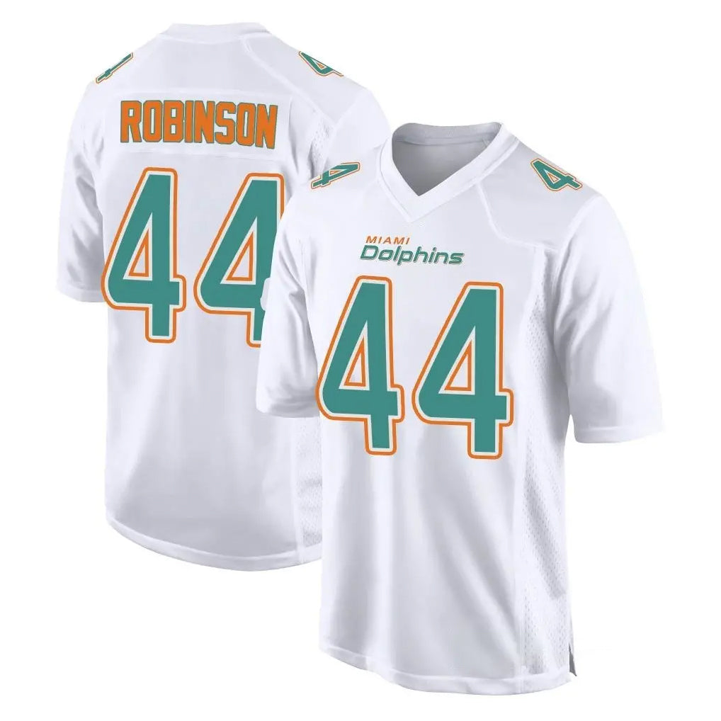 Parkc M.Dolphins #44 Chop Robinson Player White Fashion Home Game Stitched Jerseys