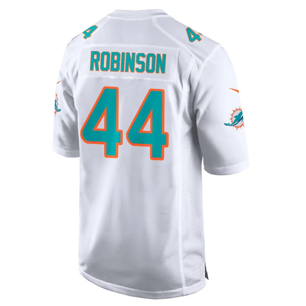 Parkc M.Dolphins #44 Chop Robinson Player White Game Home Stitched Jerseys