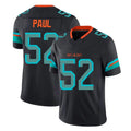 Parkc M.Dolphins #52 Patrick Paul Player Black Limited Pitch Rivalries Collection Home Game Stitched Jerseys
