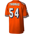 Parkc M.Dolphins #54 Zach Thomas Mitchell & Ness Orange Legacy Replica Stitched Puhic Jersey