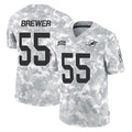 Parkc M.Dolphins #55 Aaron Brewer Player Arctic Camo Salute To Service Limited Game Stitched Jerseys