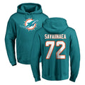 Parkc M.Dolphins #72 Jonah Savaiinaea Player Aqua LOGO Pullover Hoodies Limited Stitched Jerseys