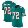 Parkc M.Dolphins #72 Jonah Savaiinaea Player Aqua Limited Alternate Vapor Untouchable Home Game Stitched Jerseys