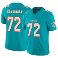 Parkc M.Dolphins #72 Jonah Savaiinaea Player Aqua Limited Vapor F.U.S.E. Home Game Stitched Jerseys