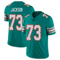 Parkc M.Dolphins #73 Austin Jackson Player Aqua Limited Alternate Vapor Untouchable Home Game Stitched Jerseys