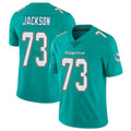 Parkc M.Dolphins #73 Austin Jackson Player Aqua Limited Vapor Untouchable Home Game Stitched Jerseys