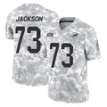Parkc M.Dolphins #73 Austin Jackson Player Arctic Camo Salute To Service Limited Game Stitched Jerseys