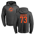 Parkc M.Dolphins #73 Austin Jackson Player Darkgray Pullover Hoodies Limited Stitched Jerseys