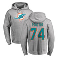 Parkc M.Dolphins #74 Kadyn Proctor Player Gray LOGO Pullover Hoodies Limited Stitched Jerseys